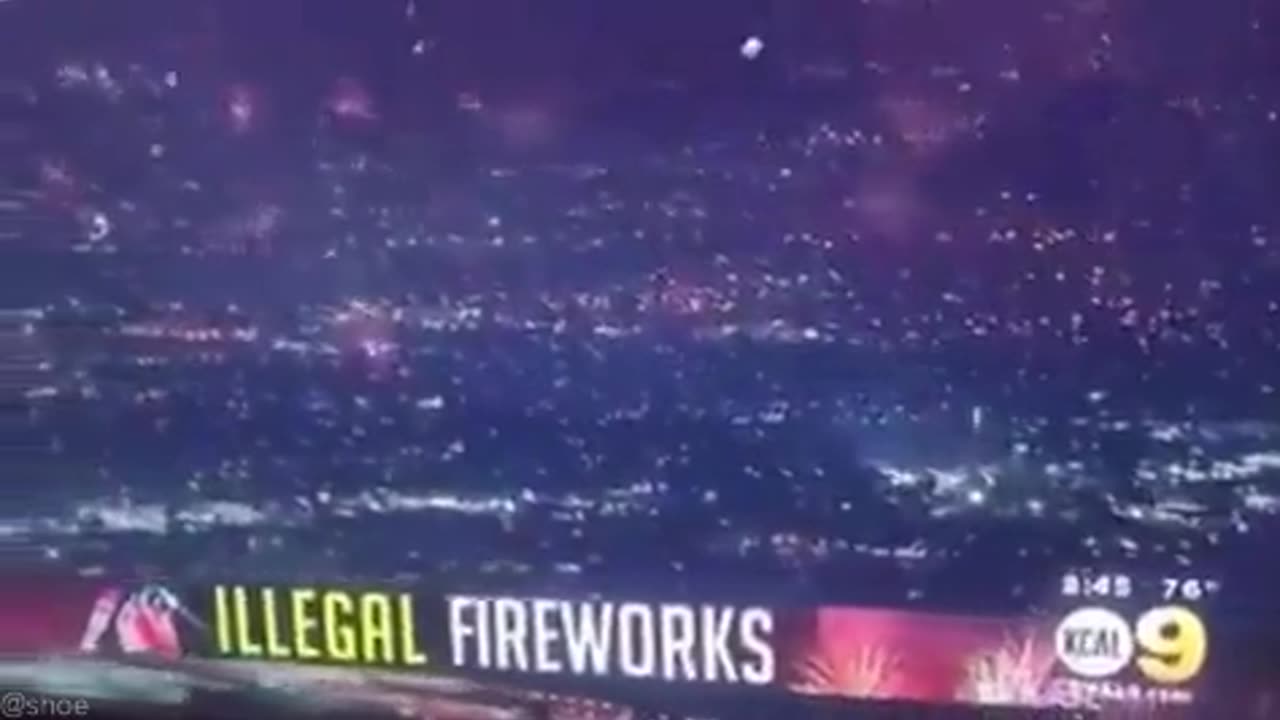 Fireworks after ban