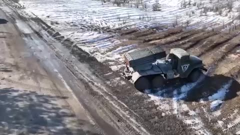 Grad multiple-launch rocket systems of the Central Military District in action