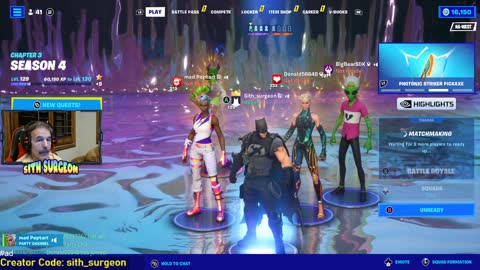 sith_surgeon - Fortnite Live Stream. Fortnite with Viewers.