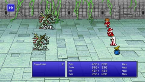 Final Fantasy One - Dragon Zombie - First Try