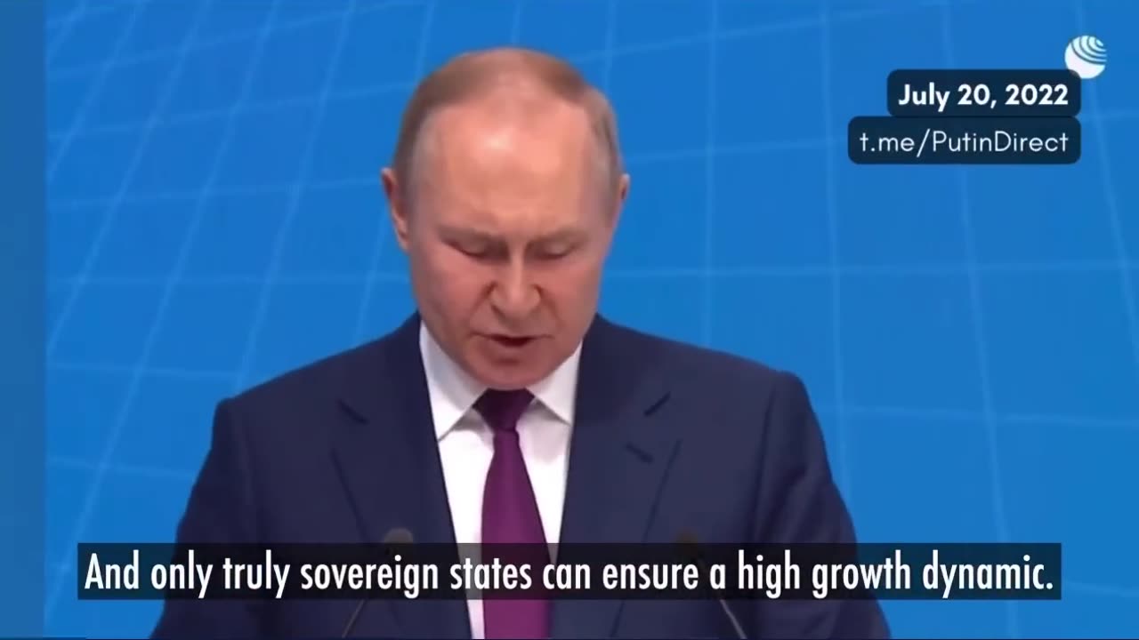 Putin on “Western globalists and liberal ideologies acquiring the features of totalitarianism”