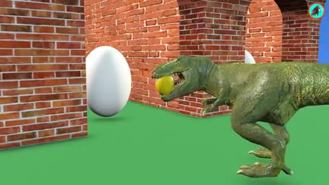 Don't Choose The Wrong Egg Cour Gorilla Mammoth Elephant Wild Animals_Cut