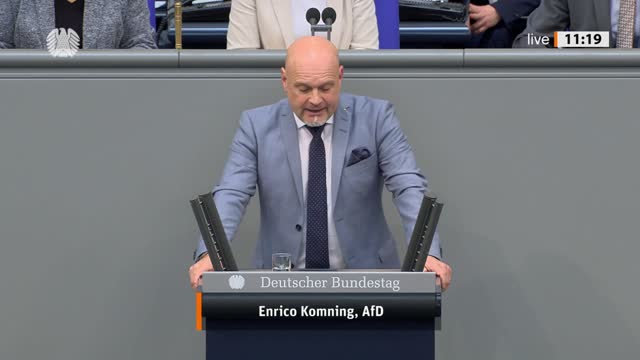 Enrico Komning Rede vom 14.10.2022 - Gewinnung von Fach- und Arbeitskräften im Inland