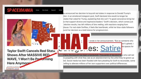 Fact Check: Taylor Swift Did NOT Cancel Concerts In States That Went For Trump In 2024