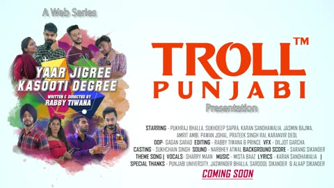 Yaar Jigree Kasooti Degree | First Look | Sharry Maan | Rabbi Tiwana | Latest Punjabi Video 2023