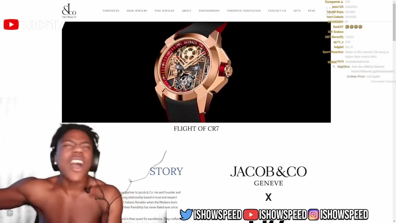 ISHOWSPEED BUYS RONALDO'S WATCH AND THIS HAPPENED