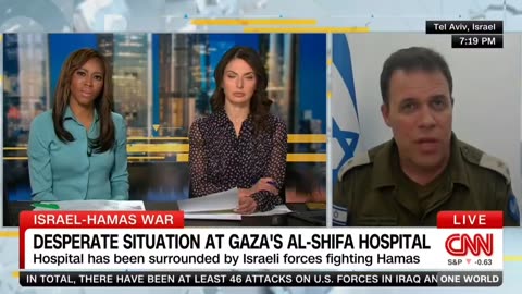 "We all know Hamas is committing war crimes in Gaza" 2/2 Jonathan Conricus