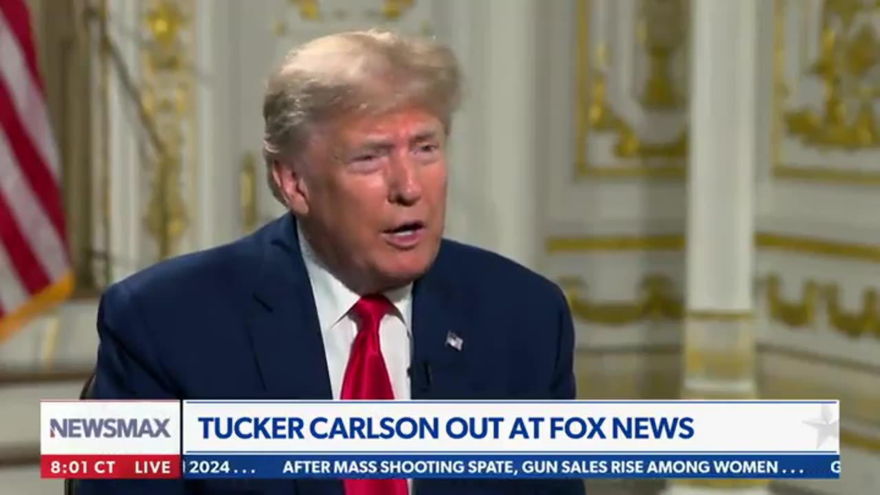 Trump Reacts to Tucker Carlson's Ouster From Fox