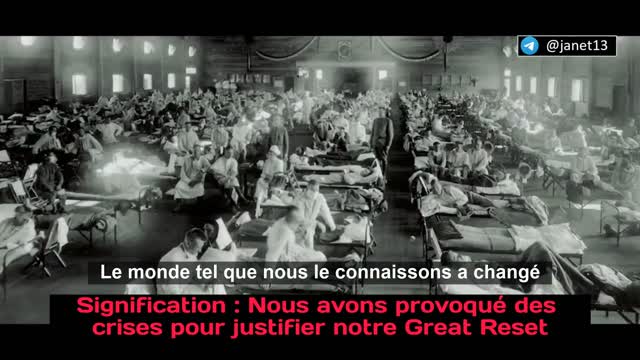 Traduction + interprétation (en rouge) de l'intro du World Gvt Summit 2022