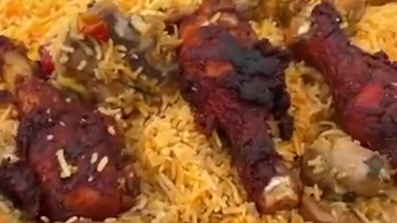 Mutton Biryani & Chicken Leg Piece #Biryani #shorts whole package in one parcel