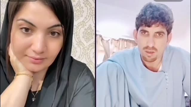 Ziba Gulley and Khalil TikTok Match