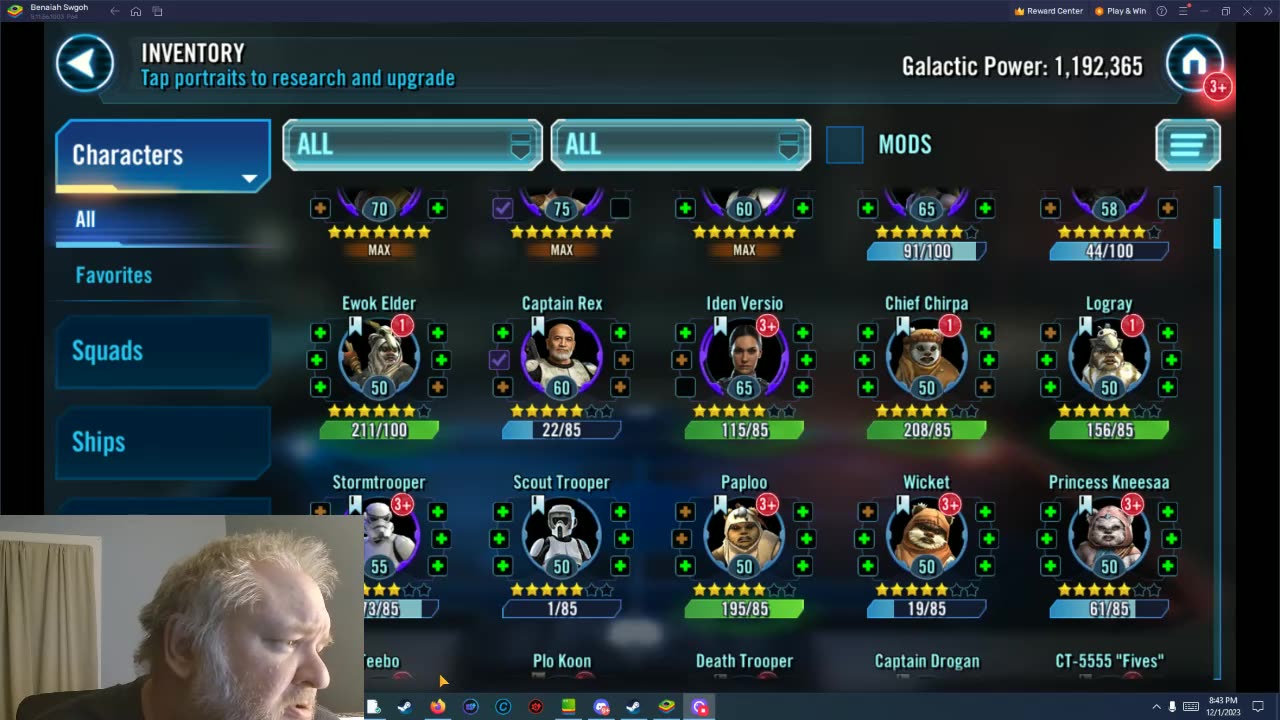 Star Wars Galaxy of Heroes F2P Day 207