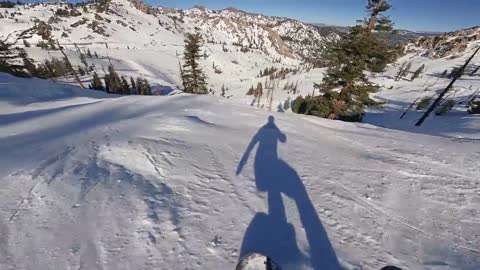 Skiing The STEEPEST Runs At Palisades Tahoe