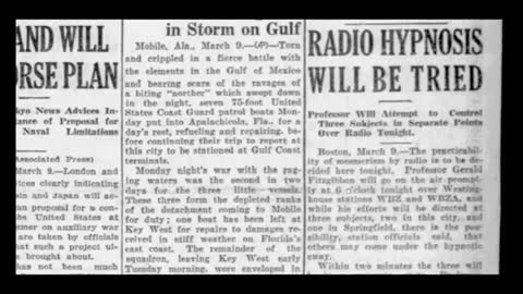 THE MEDIA EXPERIMENTED WITH TELEVISION HYPNOSIS BACK IN 1946