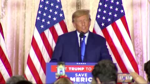 Trump Speaks to Supporters on Election Night