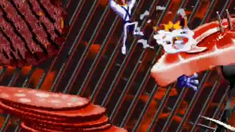 Earthworm Jim 2 (SNES) Secret Level_Cut