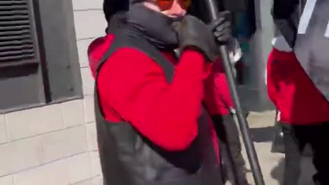 Nazi group called the the Blood Tribe march in Nashville (Language Warning)