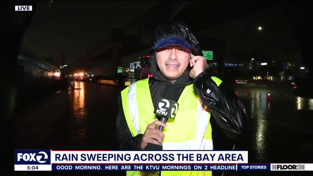 Rain sweeps through Bay Area, wreaking havoc on roads