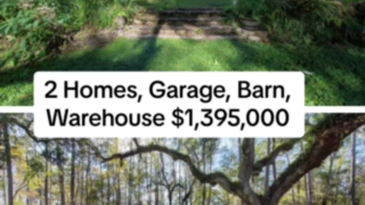 Tour a $1.395M Brooksville Dream Estate: 10 Acres, 2 Homes, & More!