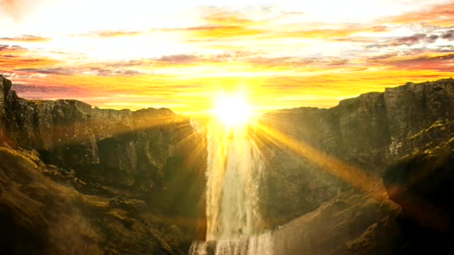 The waterfall wouldn't sound so melodious if there weren't any rocks in the way.