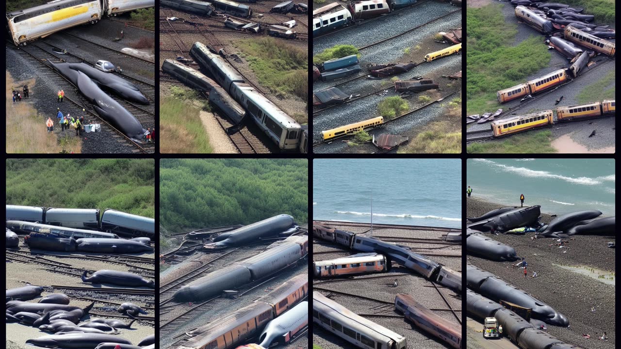 WHALES and TRAINS | Something STRANGE is Happening! (4K)