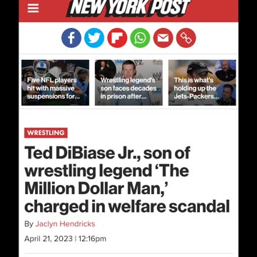 Million Dollar Man son is charged with stealing millions!