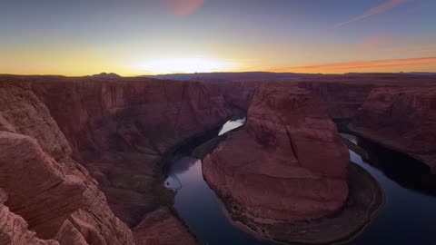 Sunset over Horseshoe Bend, AZ