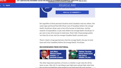 CANADIANS HAVE PEAK COGNITIVE DISSONANCE