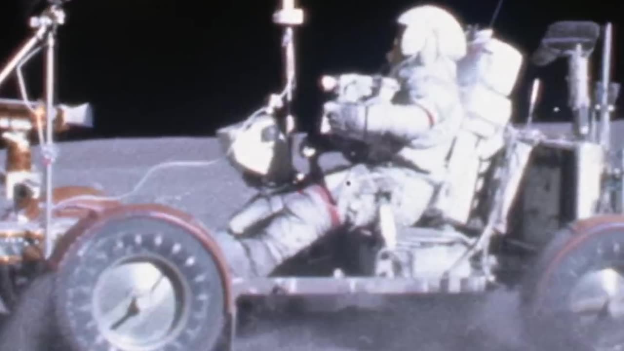 Nasa put a car on the moon