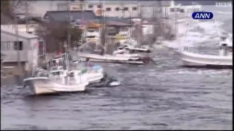 Dramatic footage of the tsunami that hit Japan.