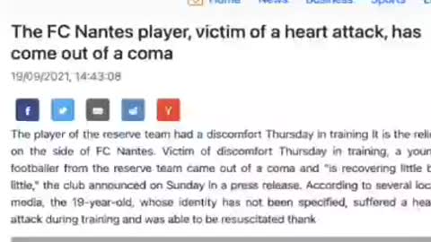 VACUNAS - DEPORTISTAS caen MUERTOS Por ATAQUE AL CORAZON