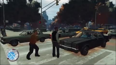 Who's the king of the street? GTA 4 Funny