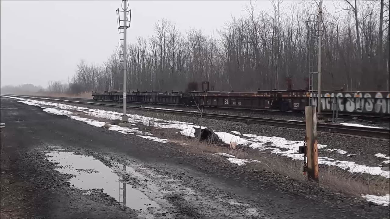 CSX Intermodal East Of Syracuse NY On The Old New York Central Main