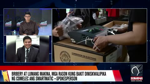 Bribery at lumang makina, rason kung bakit diniskwalipika ng COMELEC ang Smartmatic