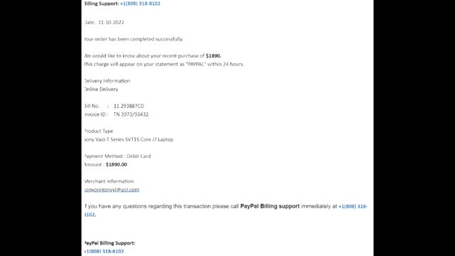 Outgoing Call To Alleged Paypal: Worker Calls Back, (808) 318-8102, 11/11/22