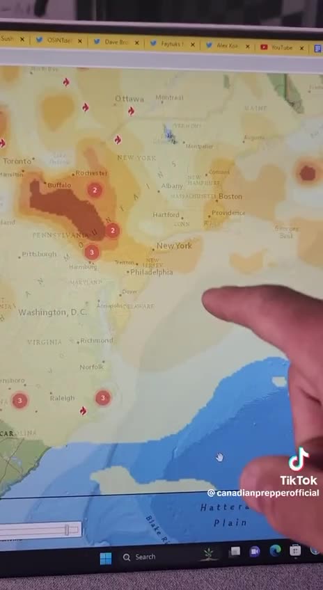 Dzisiejsze burze w Nowym Jorku. Tworzą Apokalipsę.