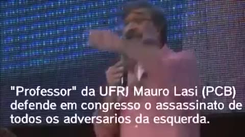 Professor da UFRJ incitando ódio e fuzilamento de adversários