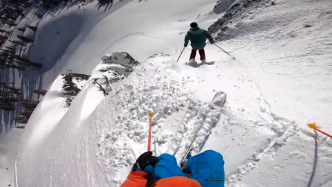 Squaw Palisades Backflip, Silverado cliffs, Skiing the Fingers | Owen Leeper