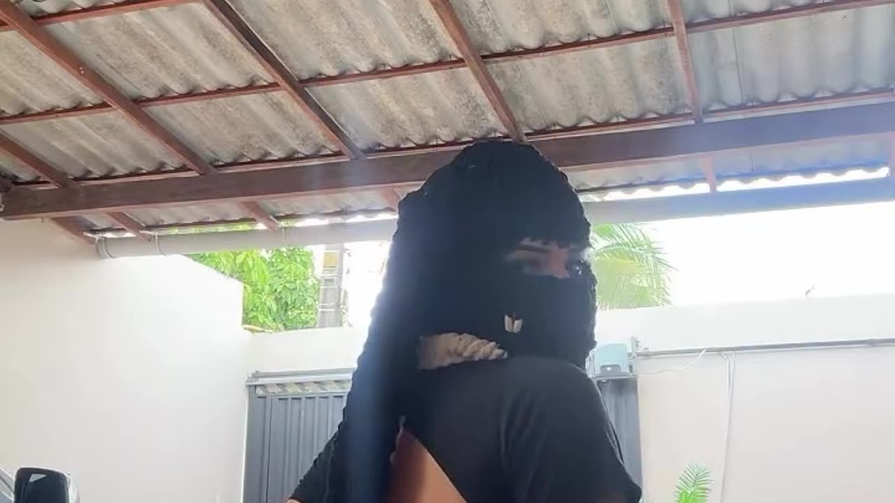 TATTED UP E-THOT WEARING MASK TWERKS FOR YOU | MAE.CAT (OR "CAT PINK") - THONG AND SKI MASK | E-GIRL