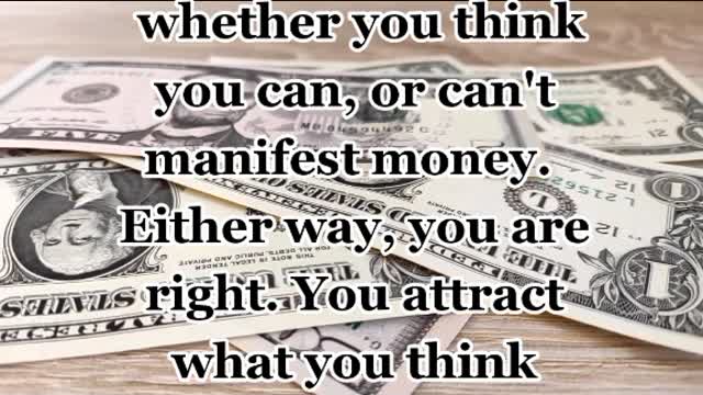 The Truth about Manifesting Money