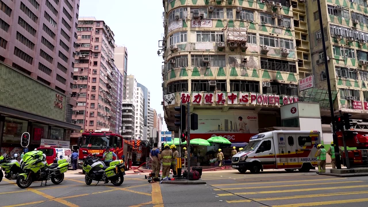 Fire in Hong Kong's busy Kowloon kills five