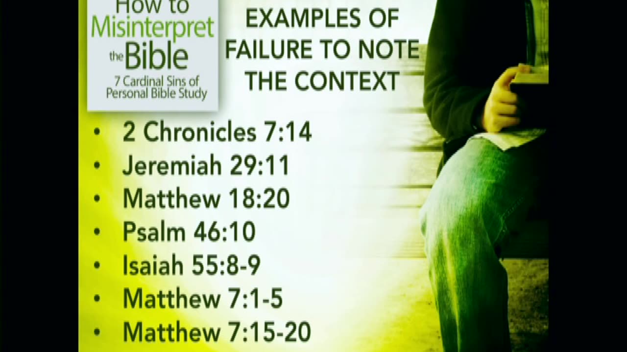 The 7 Cardinal Sins of Personal Bible Study - J.B. Hixson
