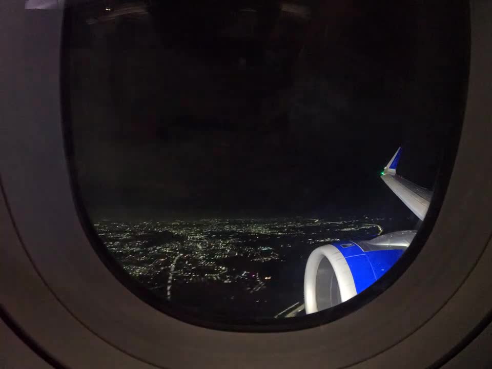 Night Landing in Hyderabad