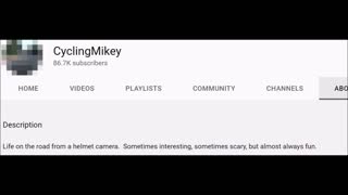 12th Sept 2022 - Why I do not like what CyclingMikey on YouTube does