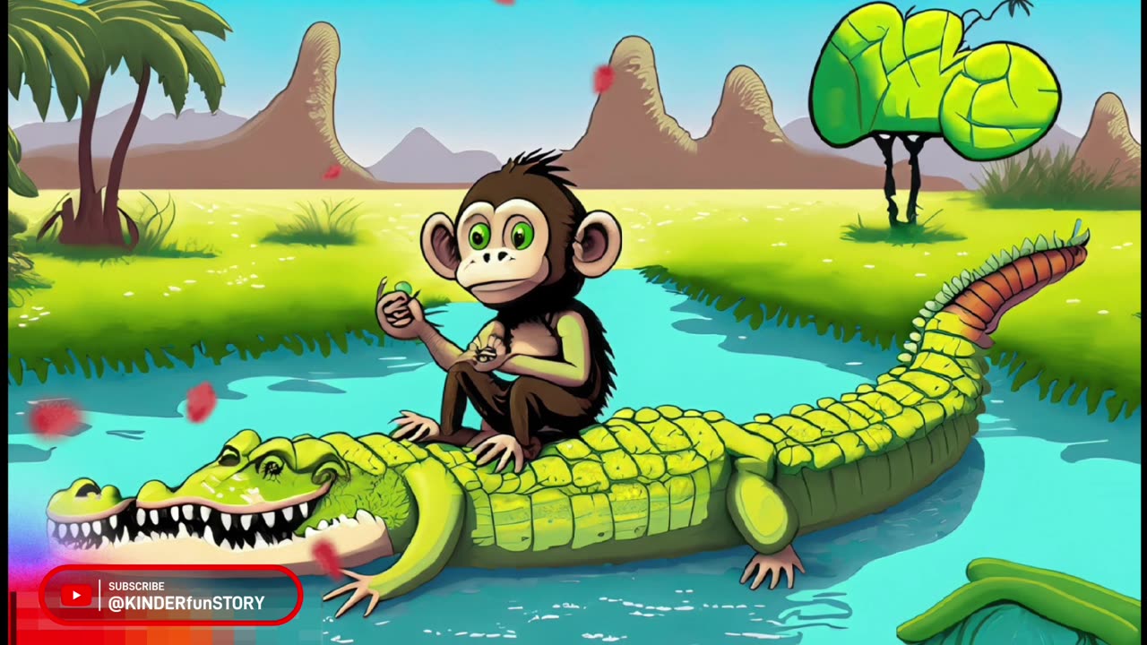 The Monkey and The Crocodile