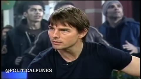 Tom Cruise - His tone may be off putting but listen to his words