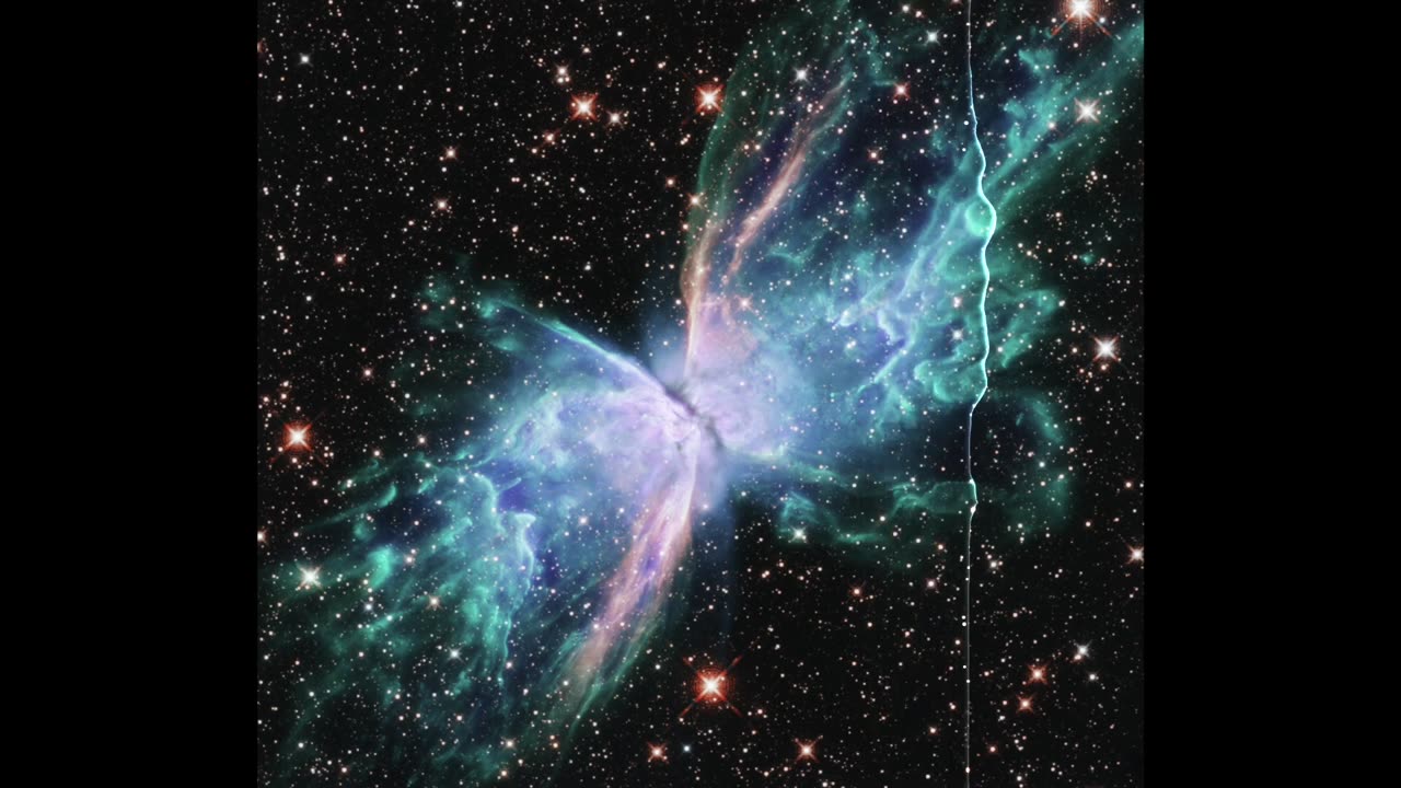 Harmony in the Cosmos: The Butterfly Nebula's Musical Journey