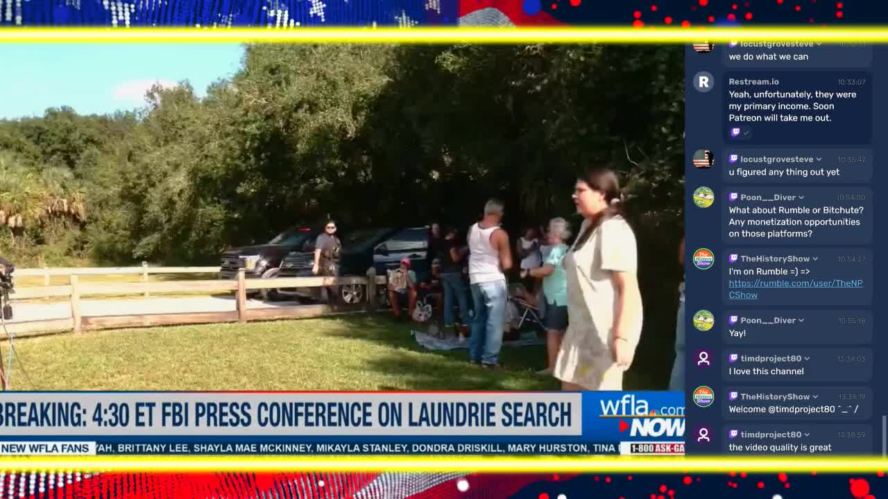 🔴LIVE: FBI Presser On Brian Laundrie 🟠⚪🟣 The NPC Show