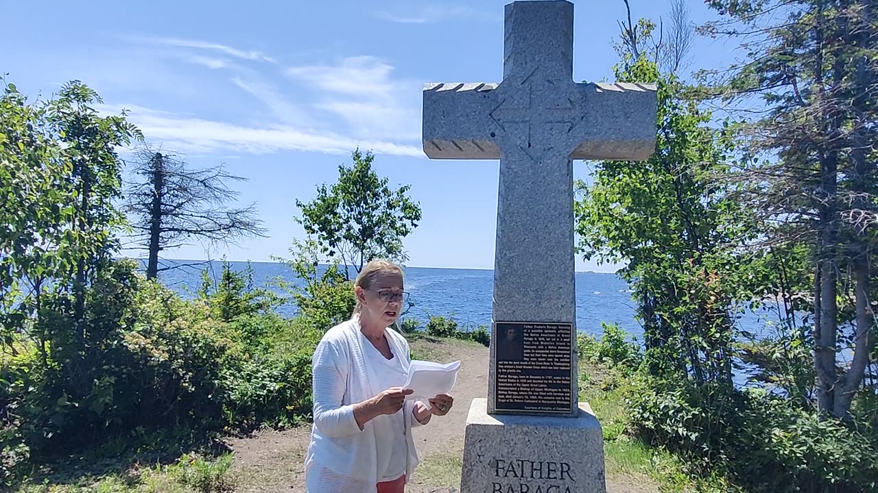 Painting the border of Minnesota and Michigan