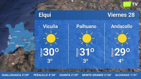 EL TIEMPO EN LA REGIÓN - JUEVES 27 DE JULIO